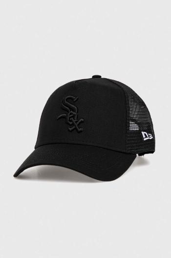 Šiltovka New Era čierna farba, jednofarebná, CHICAGO WHITE SOX