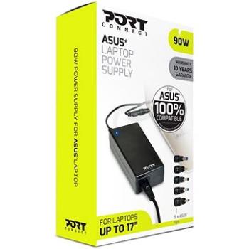 PORT CONNECT ASUS 100 % napájací adaptér k notebooku, 19 V, 4,74 A, 90 W, 5× ASUS konektor (900007-AS)