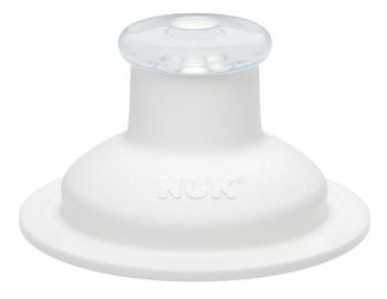 NUK FC Náhradný náustok Push-Pull silikónový (36m+) – biely