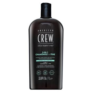 American Crew 3-in-1 Chamolie + Pine šampón, kondicionér a sprchový gel 1000 ml