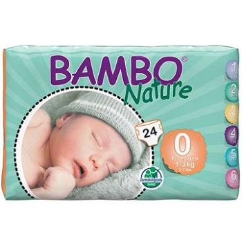 BAMBO NATURE 0 Premature 1 – 3 kg, 24 ks (5710811431003)