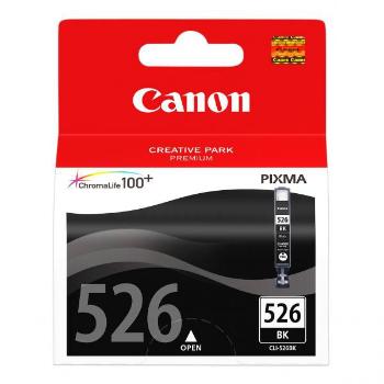 Canon originál ink CLI526BK, black, blister s ochranou, 9ml, 4540B006, Canon Pixma  MG5150, MG5250, MG6150, MG8150, čierna