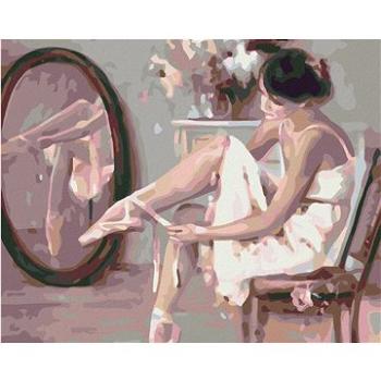 Maľovanie podľa čísel – Baletka pred zrkadlom (HRAmal00942nad)