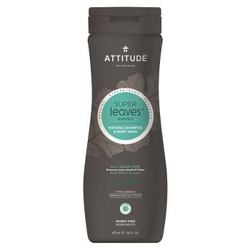 Attitude Super leaves Pánsky šampón a telové mydlo (2v1) s detoxikačným účinkom, proti lupinám 473 ml