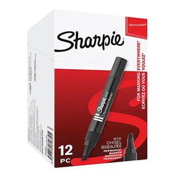 Sharpie S0192654, popisovač W10, čierny, 12ks, 1.5-5mm, permanentný