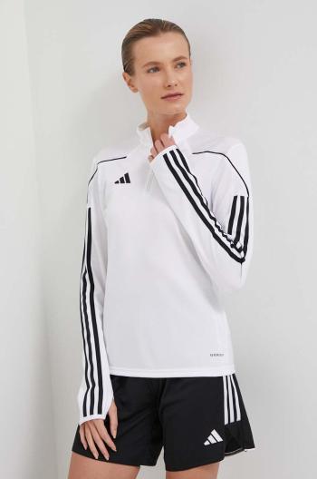 Tréningová mikina adidas Performance Tiro 23 biela farba, s nášivkou, HS3485