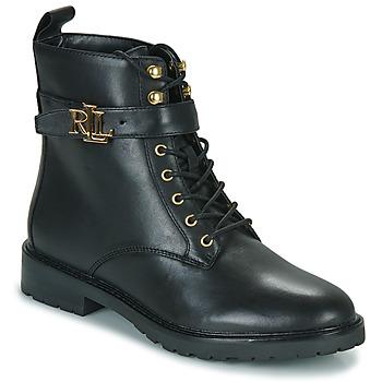 Lauren Ralph Lauren  Polokozačky ELRIDGE-BOOTS-BOOTIE  Čierna