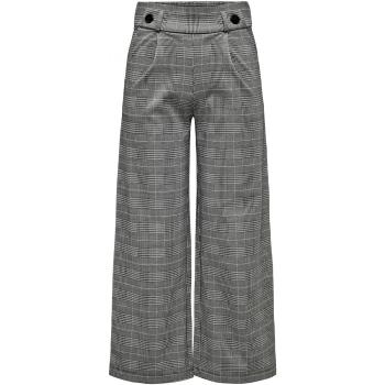 Jacqueline De Yong  JDYGEGGO MIA LONG CHECK PANT JRS 15242797  Padavé nohavice Čierna