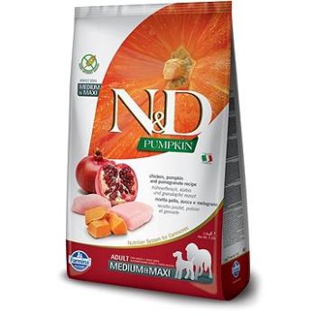 N&D grain free pumpkin dog adult M/L chicken & pomegranate 2,5 kg (8010276033260)