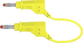 Stäubli XZG425/SIL bezpečnostné meracie káble [lamelový zástrčka 4 mm - lamelový zástrčka 4 mm] 1.00 m žltá 1 ks