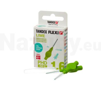 Tandex Flexi 1,6 Lime medzizubná kefka 6 ks