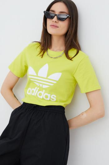 Tričko adidas Originals Adicolor HE6872 dámske, zelená farba,