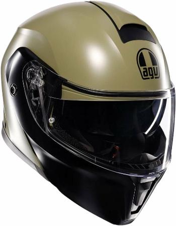 AGV Streetmodular Matt Pastello Green/Black XS Prilba