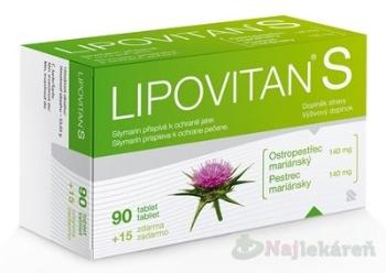 LIPOVITAN S výživový doplnok, 105 ks