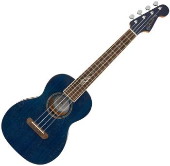 Fender Dhani Harrison Uke WN Tenorové ukulele Sapphire Blue Transparent