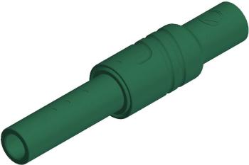 SKS Hirschmann KUN S bezpečnostna lamelová zásuvka zásuvka, rovná Ø pin: 4 mm zelená 1 ks