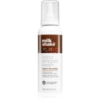 Milk Shake Colour Whipped Cream tónovacia pena pre všetky typy vlasov Warm Brunette 100 ml