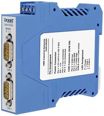 Ixxat 1.01.0067.44300 CAN-CR220 ISO 11898-2 opakovač CAN s izolačným napätím 4 kV 1 ks