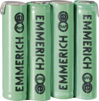 Emmerich 4AAA-ZLF akupack - sada nabíjacích batérií 4x micro (AAA) spájkovacia špička v tvare Z Ni-MH 4.8 V 800 mAh