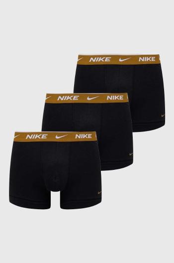 Boxerky Nike 3-pak pánske, žltá farba