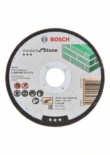 Bosch Accessories 2608603177 2608603177 rezný kotúč rovný  115 mm 22.23 mm 1 ks