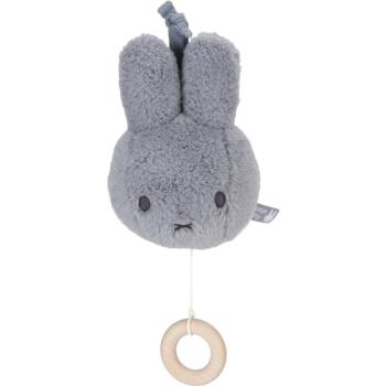 Little Dutch Music Box Miffy Fluffy Blue kontrastná závesná hračka s melódiou 1 ks