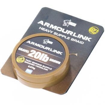 Nash šnúrka armourlink gravel 20m-nosnosť 15 lb