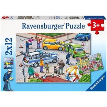 Ravensburger puzzle 075782 Záchranné zložky v akcii 2× 12 dielikov (4005556075782)