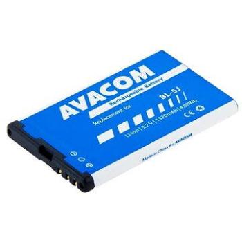 Avacom pre Nokia 5230, 5800, X6 Li-Ion 3,7 V 1320 mAh (náhrada za BL-5J) (GSNO-BL5J-S1320)