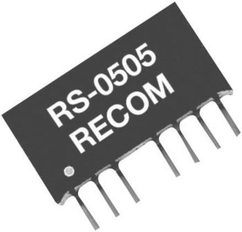 RECOM RS-2405S DC / DC menič napätia, DPS 24 V/DC 5 V/DC 400 mA 2 W Počet výstupov: 1 x