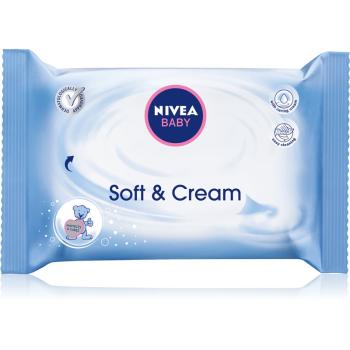 Nivea Baby Soft & Cream čistiace utierky 63 ks