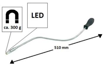 Basetech 820681 Magnetický zdvihák so svetlom magnetický zdvihák