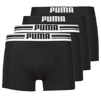 Puma  Boxerky Puma Placed Logo X4  Čierna