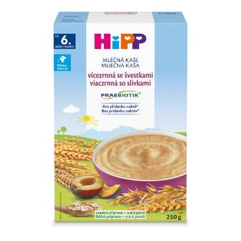 HiPP Mliečna kaša PRAEBIOTIK viaczrnná so slivkami od 6. mesiaca, 250 g