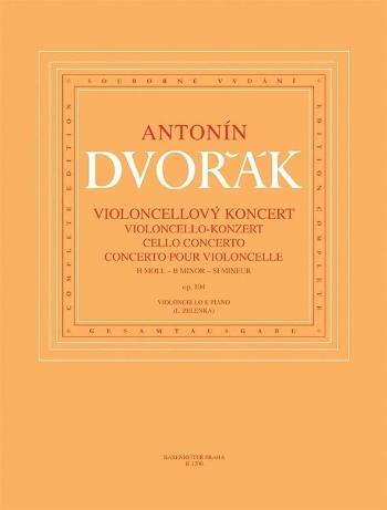 Antonín Dvořák Koncert pro violoncello a orchestr h moll op. 104 Noty