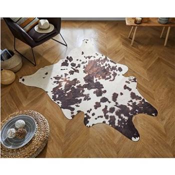 Kusový Fau× Animal Cow Print Black/White 155×190 tvar kožušiny cm (278007-106121)