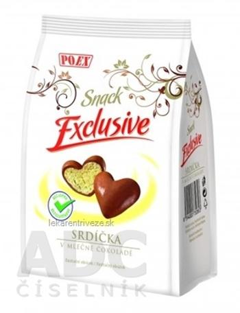 POEX Srdiečka v mliečnej čokoláde 1x90 g