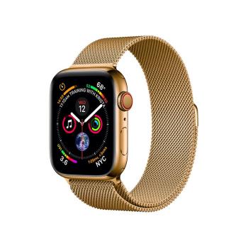 COTEETCI ocelový magnetický řemínek pro Apple Watch 42/44mm zlatý