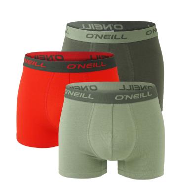 O'NEILL - boxerky 3PACK army green & red forest combo - limitovana edicia-M (82-88 cm)