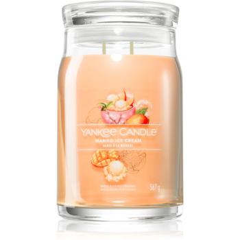 Yankee Candle Mango Ice Cream vonná sviečka Signature 567 g