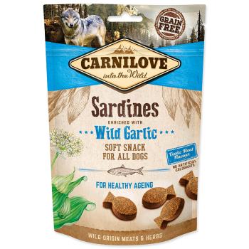 CARNILOVE Dog Semi Moist Snack Sardines enriched with Wild garlic 200 g