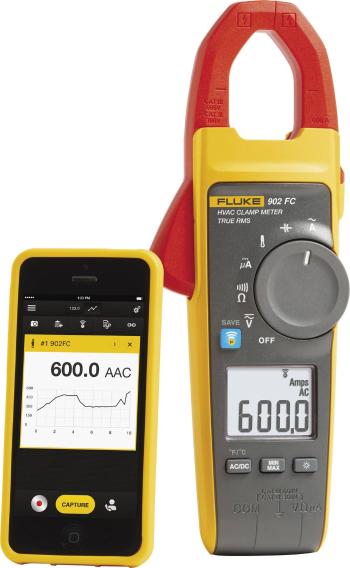 Fluke 902 FC prúdové kliešte, ručný multimeter  digitálne/y  CAT III 600 V, CAT IV 300 V Displej (counts): 6000