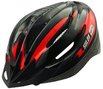 Cyklo přilba SULOV® MATTEO, černo-červená Helma velikost: M