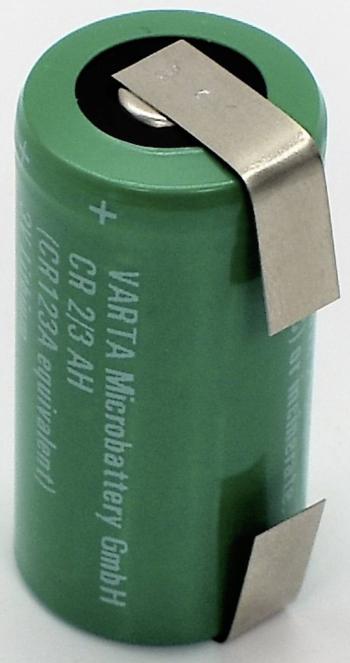 Varta CR17335 ULF špeciálny typ batérie CR 2/3 AH spájkovacia špička v tvare U lítiová 3 V 1500 mAh 1 ks