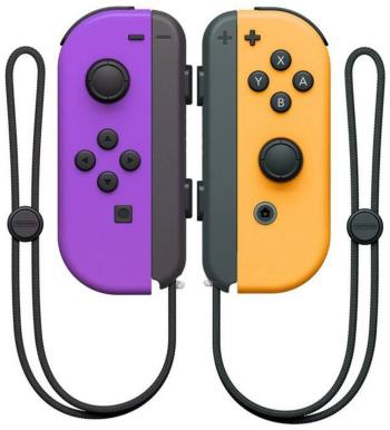 Nintendo Switch Joy-Con 2er-Set neon-lila/neon-orange ovládač Nintendo Switch neónovo fialová, neónovo oranžová