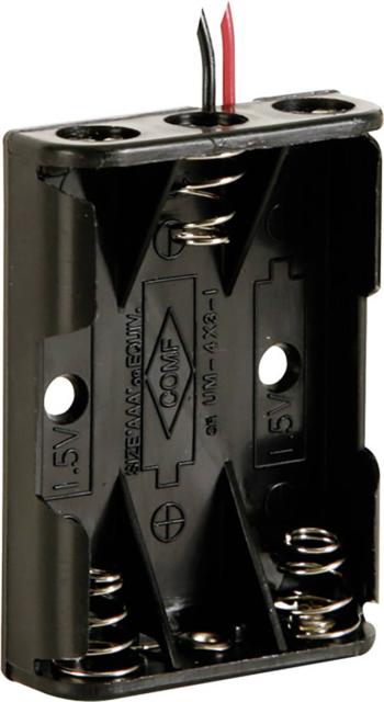 Velleman BH431A batériový držák 3x micro (AAA) kábel (d x š x v) 53 x 38 x 13 mm