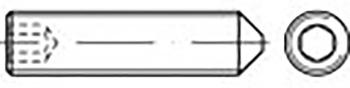 TOOLCRAFT  TO-6857355 závitový kolík M20 30 mm ocel pozinkované 50 ks