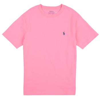 Polo Ralph Lauren  SS CN-TOPS-T-SHIRT  Tričká s krátkym rukávom Ružová