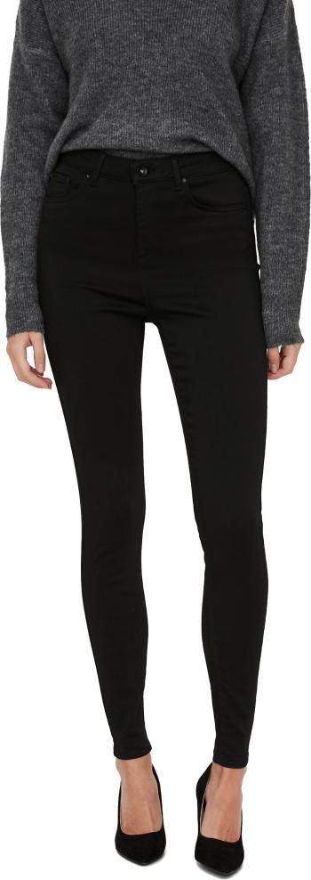 Vero Moda Dámske džínsy VMSOPHIA Skinny Fit 10198520 Black L/34