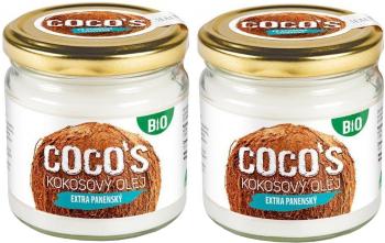 Health link Kokosový olej BIO extra panenský 2 x 400 ml